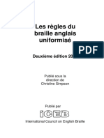 Rules of Unified English Braille 2013-Translated Into French