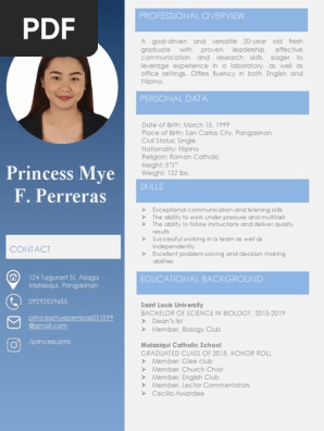 Blank Resume