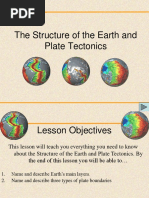 The Structure of The Earth and Plate Tectonics