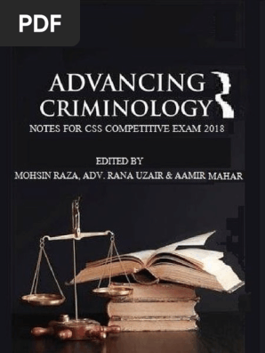 CRIMINOLOGY NOTES