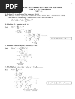 UNIT 5 TPDE Z Transform LECTURE NOTES PDF