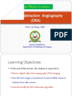 Resident Physics Lectures: Digital Subtraction Angiography (DSA)