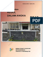 Kecamatan Regol Dalam Angka 2018