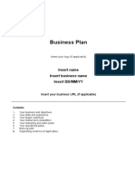 Business Plan Template Askforloan