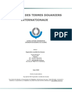 Glossaire Des Termes Douaniers Internationaux PDF