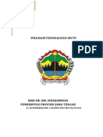 Program Peningkatan Mutu RSJD Dr. Rm. Soedjarwadi 2017