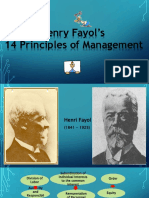 Henry Fayol's 14 Principles of Management