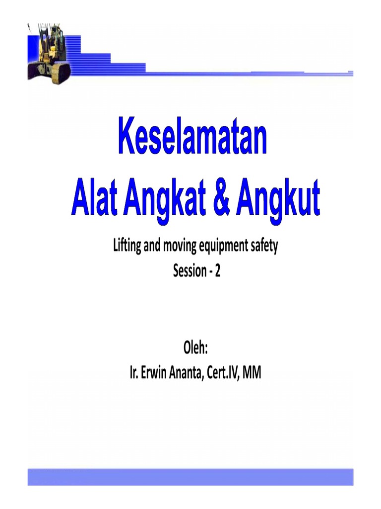 Keselamatan Angkat Angkut | PDF | Crane (Machine) | Consumer Goods