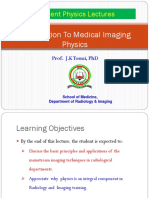 Lecture 1 - Introduction To Medical Imaging Physics