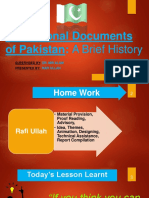 Educational Documents of Pakistan: A Brief History: Humanitarian
