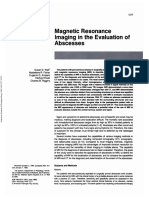 Magnetic Resonance Imaging in The Evaluation of Abscesses: G. Amparo B. Higgins (500