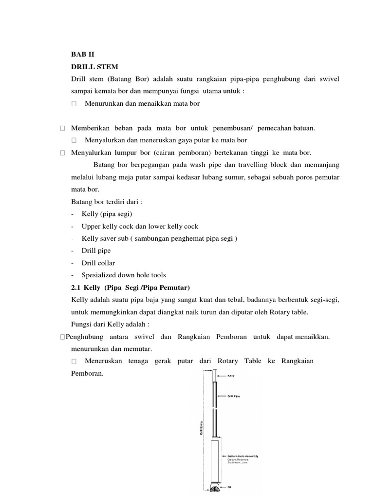 Bab II Drill Stem PDF