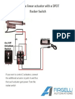 Wiring A Linear Actuator With A DPDT Rocker Switch