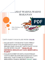 Khasiat Warna-Warni Makanan