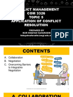 Conflict Management - Topic 5