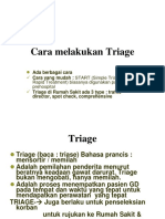 Cara Melakukan Triage