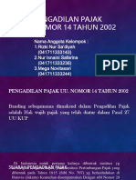 Pengadilan Pajak Uu. Nomor 14 Tahun 2002