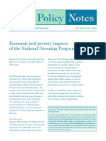 Olicy: Economic and Poverty Impacts of The National Greening Program