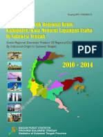 PDRB Kabupaten Kota Menurut Lapangan Usaha Sulawesi Tengah 2010-2014