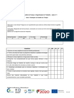 Diagnóstico Gestão Tempo - 0382 - 2019