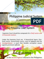Philippine Judicial System (Continuation)