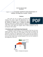 Impact of Coastal Structure and Flood On The Disappearance of Sandspit, Da Rang River Mouth, Vietnam