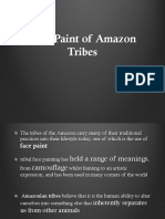 Face Paint of Amazon Tribes