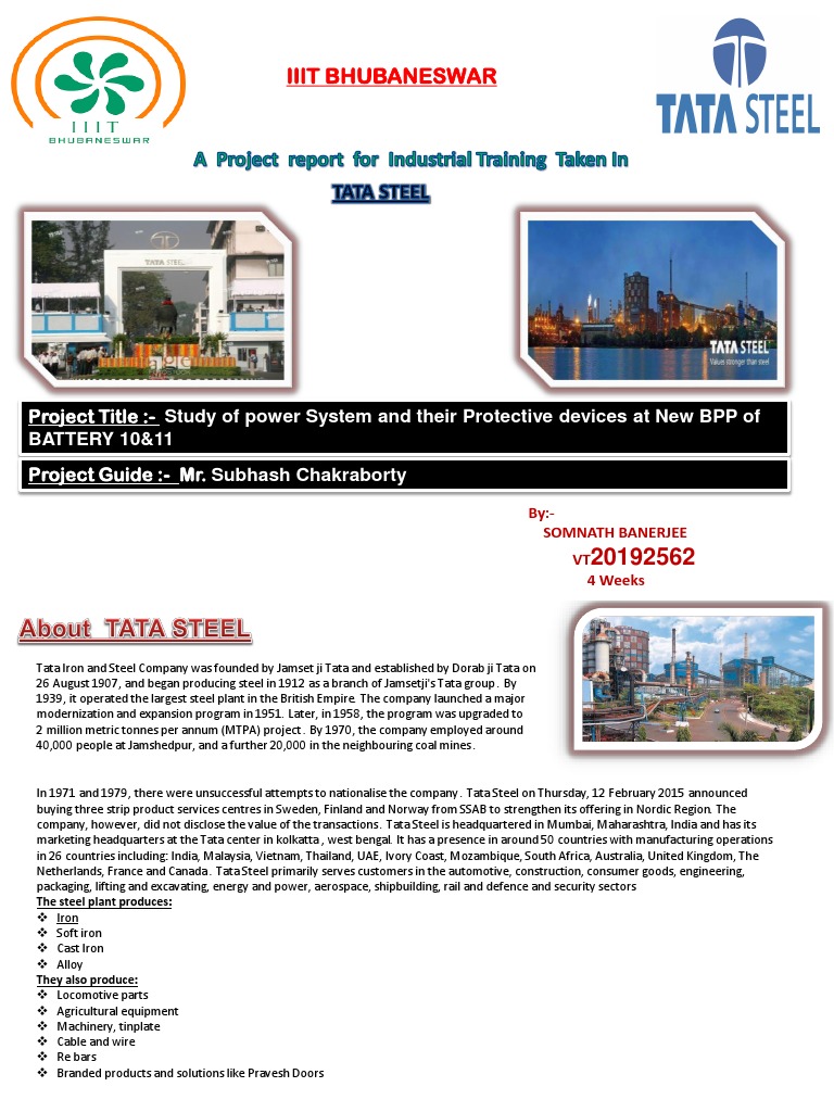 New-Project Tata Steel | Download Free PDF | Electric Power | Power ...