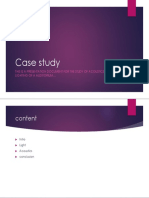 Case Study: This Is A Presentation Document For The Study of Acoustics and Lighting of A Auditorium