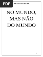no mundo mas não do mundo