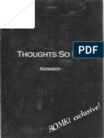 Kennedy - Thoughts So Far PDF