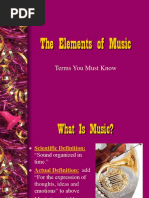 The Elements of Music: Terms You Must Know