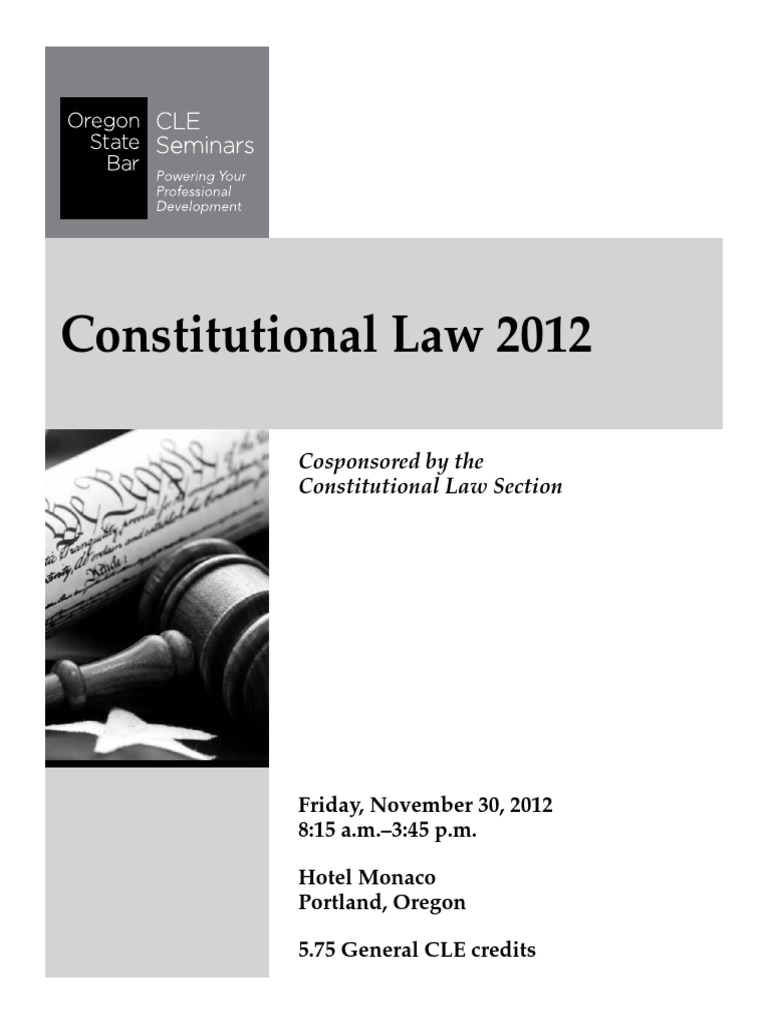 Constitutional Law 2012 PDF | PDF | Class Action | Supreme Court Of The ...