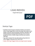 Tugas Individu Pengganti Kuliah Lapangan