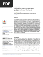 Effort-Aware and Just-In-Time Defect Prediction With Neural Network