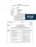 Deductive Lesson Plan in English