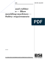 Plastics and Rubber Machines - Blow Moulding Machines - Safety Requirements