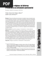 Experiência Religiosa - Da Reforma Protestante Ao Avivamento Pentecostal