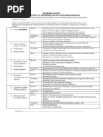 High Risk Surgery Consent Form | PDF | Surgery | Consent