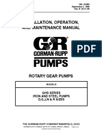 Installation, Operation, and Maintenance Manual: Ghs Series Iron and Steel Pumps D, G, J, N & R Sizes