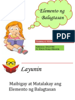 Elemento NG Balagtasan PDF