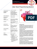 Fireguard Bladder Tank Proportioning System: Technical Data