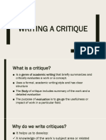 Writing-A-Critique 2