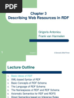 Describing Web Resources in RDF: Grigoris Antoniou Frank Van Harmelen