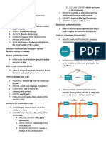 Oral Communication Elements and Models