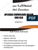 Sistem Kewaspadaan Dini (SKD) Kejadian Luar Biasa (KLB)