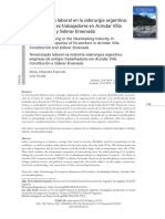 Tercerización laboral en la siderurgia: empresas de ex trabajadores