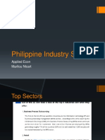Philippine Industry Sector: Applied Econ Marilou Nicart