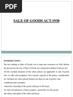 Sale of Goods Act