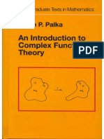 (Undergraduate Texts in Mathematics) Bruce P. Palka - An Introduction to Complex Function Theory-Springer (1995)